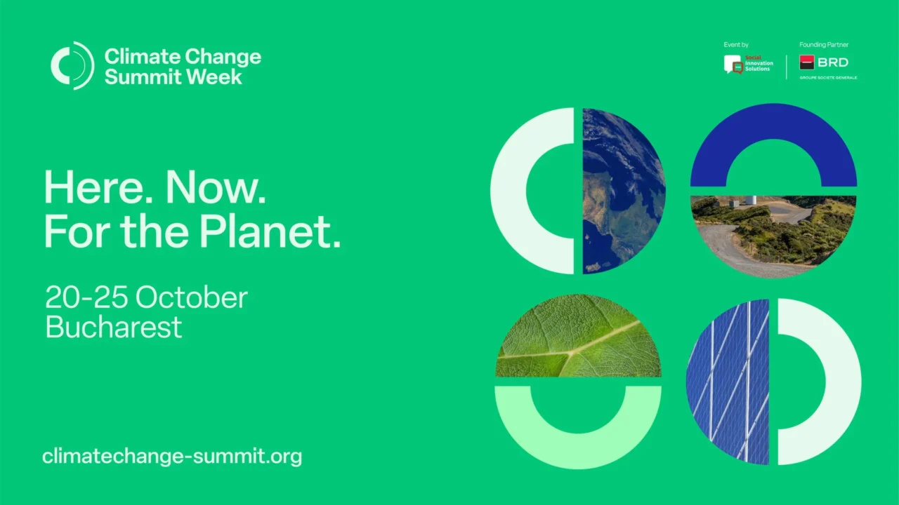 Climate Change Summit Week campaign visual created by Glitch
