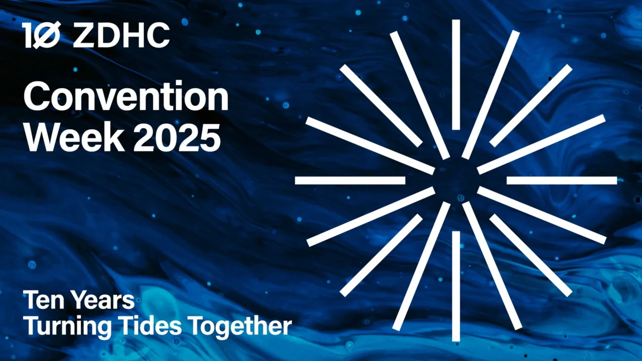 ZDHC Convention Week 2025 identity and communication system by Glitch